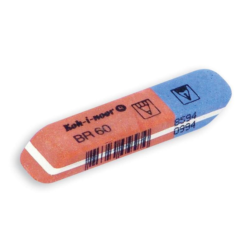 Гумка KOH-I-NOOR комбінована BlueStar, 6521/60